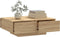 vidaXL - Salontafel - 90x60x31 - cm - bewerkt - hout - sonoma - eikenkleurig