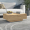 vidaXL - Salontafel - 90x60x31 - cm - bewerkt - hout - sonoma - eikenkleurig