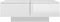 vidaXL - Salontafel - 90x60x31 - cm - spaanplaat - hoogglans - wit
