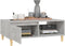 vidaXL - Salontafel - 90x60x35 - cm - bewerkt - hout - betongrijs