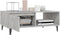 vidaXL - Salontafel - 90x60x35 - cm - bewerkt - hout - betongrijs