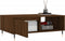 vidaXL - Salontafel - 90x60x35 - cm - bewerkt - hout - bruin - eikenkleur