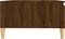 vidaXL - Salontafel - 90x60x35 - cm - bewerkt - hout - bruin - eikenkleur