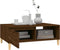 vidaXL - Salontafel - 90x60x35 - cm - bewerkt - hout - bruin - eikenkleur
