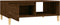 vidaXL - Salontafel - 90x60x35 - cm - bewerkt - hout - bruin - eikenkleur