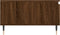 vidaXL - Salontafel - 90x60x35 - cm - bewerkt - hout - bruin - eikenkleur