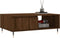 vidaXL - Salontafel - 90x60x35 - cm - bewerkt - hout - bruin - eikenkleur