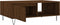 vidaXL - Salontafel - 90x60x35 - cm - bewerkt - hout - bruin - eikenkleur