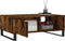 vidaXL - Salontafel - 90x60x35 - cm - bewerkt - hout - gerookt - eikenkleurig