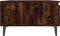 vidaXL - Salontafel - 90x60x35 - cm - bewerkt - hout - gerookt - eikenkleurig