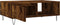 vidaXL - Salontafel - 90x60x35 - cm - bewerkt - hout - gerookt - eikenkleurig