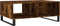 vidaXL - Salontafel - 90x60x35 - cm - bewerkt - hout - gerookt - eikenkleurig