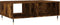 vidaXL - Salontafel - 90x60x35 - cm - bewerkt - hout - gerookt - eikenkleurig