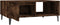 vidaXL - Salontafel - 90x60x35 - cm - bewerkt - hout - gerookt - eikenkleurig