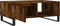 vidaXL - Salontafel - 90x60x35 - cm - bewerkt - hout - gerookt - eikenkleurig