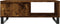 vidaXL - Salontafel - 90x60x35 - cm - bewerkt - hout - gerookt - eikenkleurig