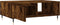 vidaXL - Salontafel - 90x60x35 - cm - bewerkt - hout - gerookt - eikenkleurig