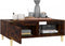 vidaXL - Salontafel - 90x60x35 - cm - bewerkt - hout - gerookt - eikenkleurig