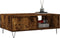 vidaXL - Salontafel - 90x60x35 - cm - bewerkt - hout - gerookt - eikenkleurig