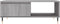 vidaXL - Salontafel - 90x60x35 - cm - bewerkt - hout - grijs - sonoma - eikenkleurig