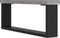vidaXL - Salontafel - 90x60x35 - cm - bewerkt - hout - grijs - sonoma - eikenkleurig