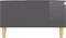 vidaXL - Salontafel - 90x60x35 - cm - bewerkt - hout - hoogglans - grijs