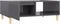 vidaXL - Salontafel - 90x60x35 - cm - bewerkt - hout - hoogglans - grijs