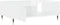 vidaXL - Salontafel - 90x60x35 - cm - bewerkt - hout - hoogglans - wit