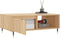 vidaXL - Salontafel - 90x60x35 - cm - bewerkt - hout - sonoma - eikenkleurig