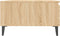 vidaXL - Salontafel - 90x60x35 - cm - bewerkt - hout - sonoma - eikenkleurig