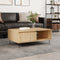 vidaXL - Salontafel - 90x60x35 - cm - bewerkt - hout - sonoma - eikenkleurig