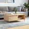 vidaXL - Salontafel - 90x60x35 - cm - bewerkt - hout - sonoma - eikenkleurig