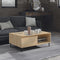 vidaXL - Salontafel - 90x60x35 - cm - bewerkt - hout - sonoma - eikenkleurig