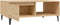vidaXL - Salontafel - 90x60x35 - cm - bewerkt - hout - sonoma - eikenkleurig