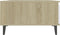 vidaXL - Salontafel - 90x60x35 - cm - bewerkt - hout - wit - en - sonoma - eikenkleurig