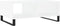 vidaXL - Salontafel - 90x60x35 - cm - bewerkt - hout - wit