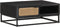 vidaXL - Salontafel - 90x60x35 - cm - massief - mangohout