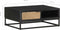 vidaXL - Salontafel - 90x60x35 - cm - massief - mangohout