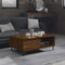 vidaXL - Salontafel - 90x60x35 - cm - spaanplaat - bruin - eikenkleur