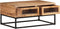 vidaXL - Salontafel - 90x60x40 - cm - massief - acaciahout