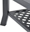vidaXL - Salontafel - 90x60x46 - cm - kunststof - antraciet