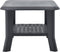 vidaXL - Salontafel - 90x60x46 - cm - kunststof - antraciet
