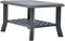 vidaXL - Salontafel - 90x60x46 - cm - kunststof - groen