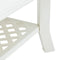 vidaXL - Salontafel - 90x60x46 - cm - kunststof - wit