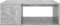 vidaXL - Salontafel - 90x67x33 - cm - bewerkt - hout - betongrijs