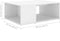 vidaXL - Salontafel - 90x67x33 - cm - bewerkt - hout - wit