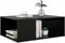 vidaXL - Salontafel - 90x67x33 - cm - bewerkt - hout - zwart