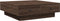 vidaXL - Salontafel - 90x90x28 - cm - bewerkt - hout - bruin - eikenkleur