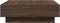 vidaXL - Salontafel - 90x90x28 - cm - bewerkt - hout - bruin - eikenkleur