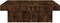vidaXL - Salontafel - 90x90x28 - cm - bewerkt - hout - gerookt - eikenkleurig